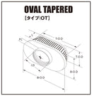 GruppeM ユニバーサルフィルター | 内径 φ 150mm | 高さ 107mm | 品番 : GMR-1002 (K&N RF-1002互換品)
