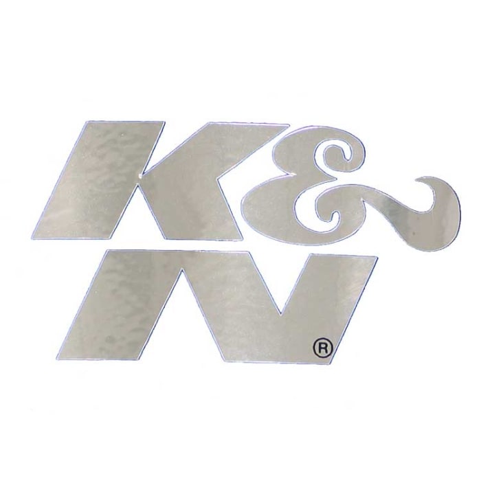 K&N ステッカー | ロゴ メッキ | K&N : 89-0003